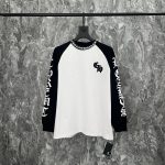 Chrome Hearts Men's White and Black T-shirt