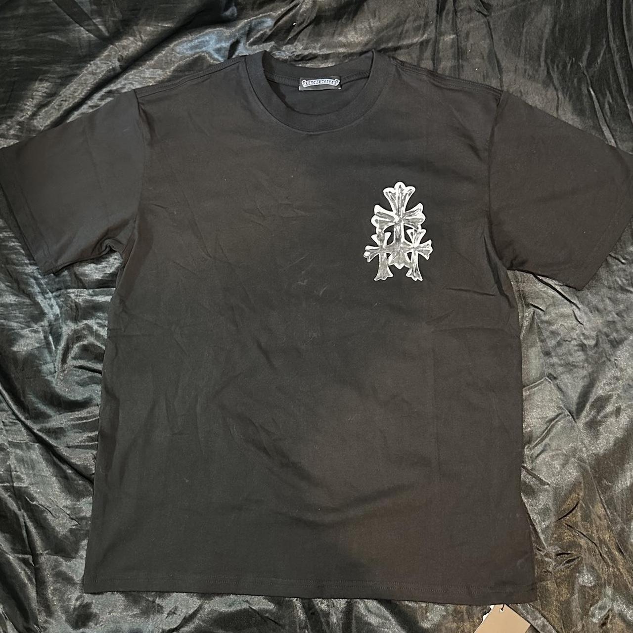 P0 Chrome Hearts Men's Black T-shirt - Image 1