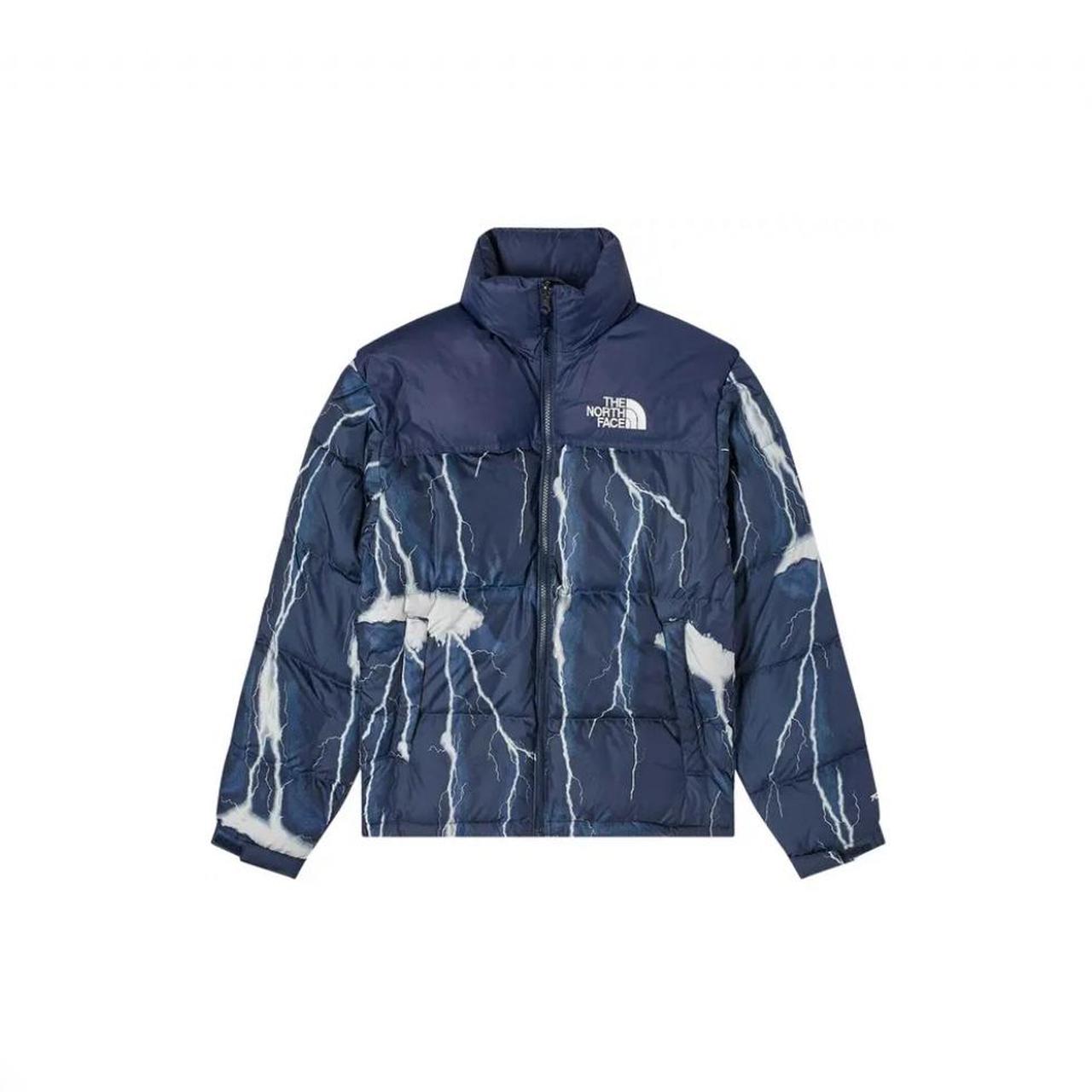 P0 The North Face Men's Blue and Navy Jacket - Image 1