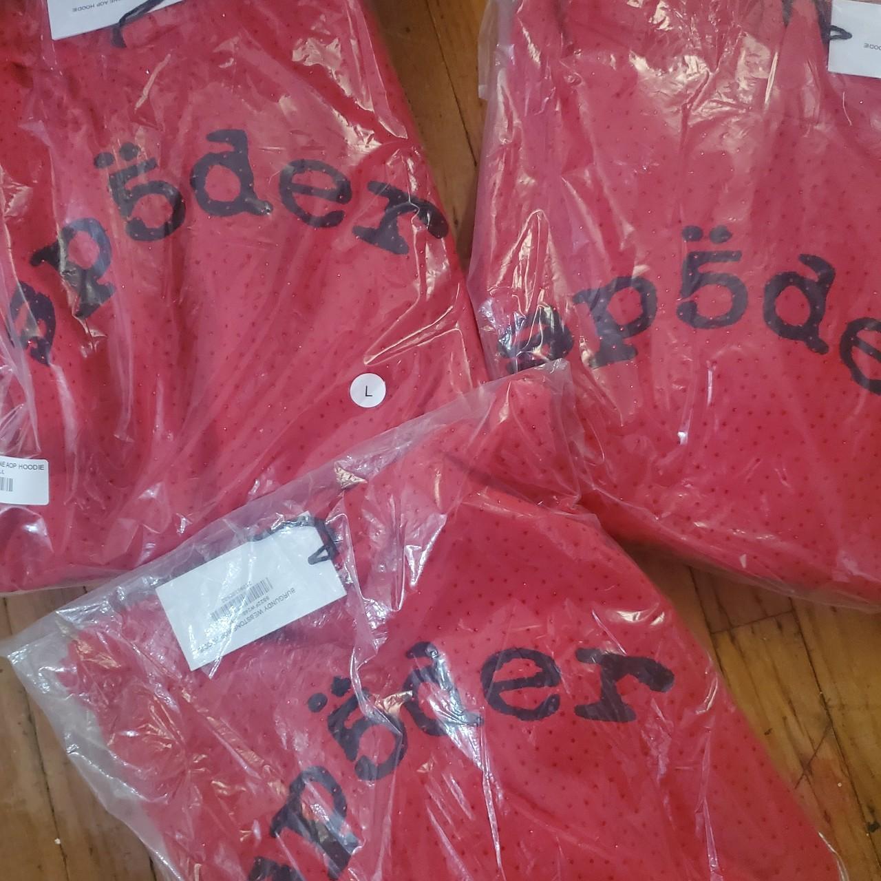 P0 Spider Worldwide Men's Red Hoodie - Image 1