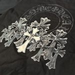 Chrome Hearts Men's Black T-shirt - Image 3