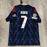 Adidas Men's Blue and Navy Shirt