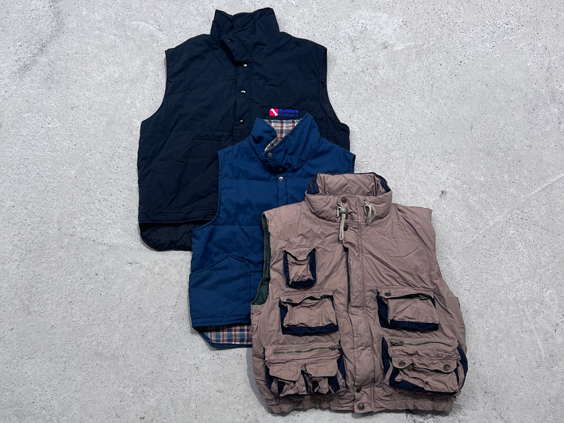 1 Vintage Down Vests - Image 1