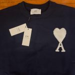 AMI Paris Men's Navy Sweatshirt - Image 2