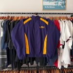 Russell Athletic Men's Purple and Yellow Jacket