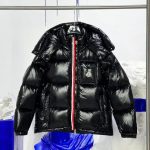Moncler Men's Black and Navy Jacket