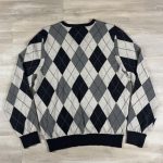 Polo Ralph Lauren Men's Grey and Blue Jumper - Image 2