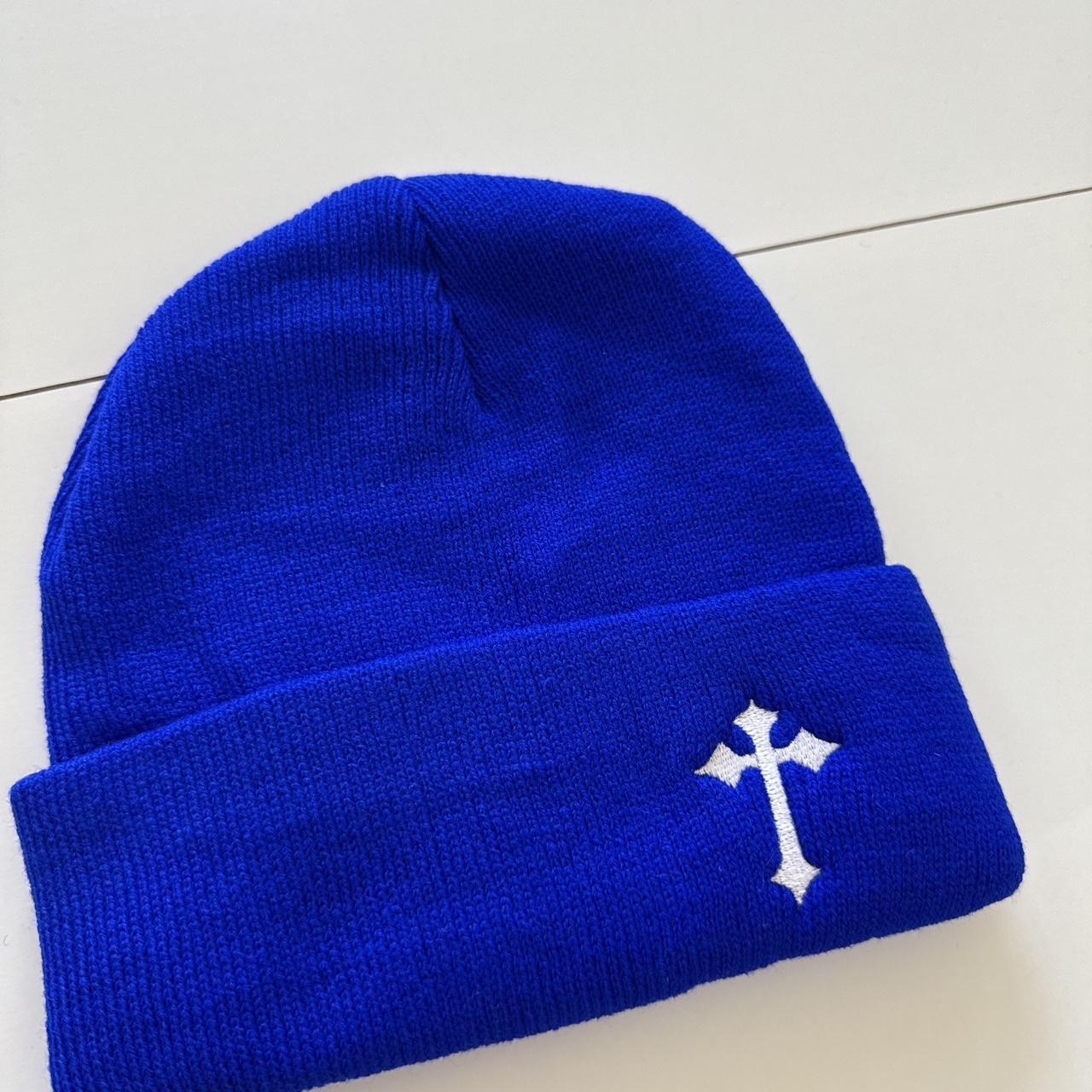P0-1-37 Men’s Blue and White Hat - Image 1
