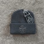 Men’s Grey and Black Hat