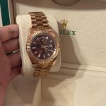 Men’s Brown and Gold Watch - Image 2