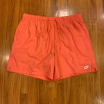 Nike Men’s Orange and Pink Shorts