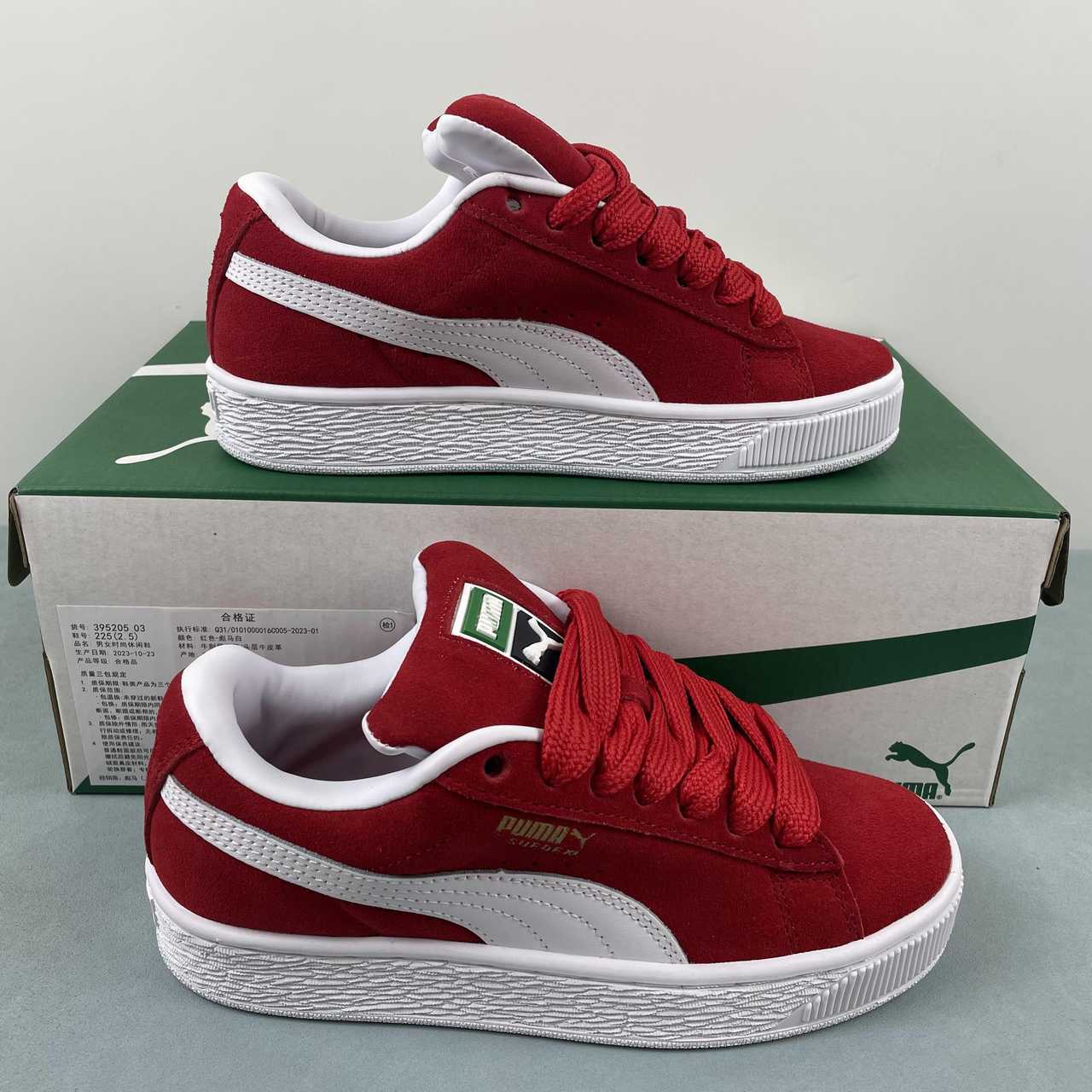 48bba7d6 Suede XL for all time red-puma white - Image 1