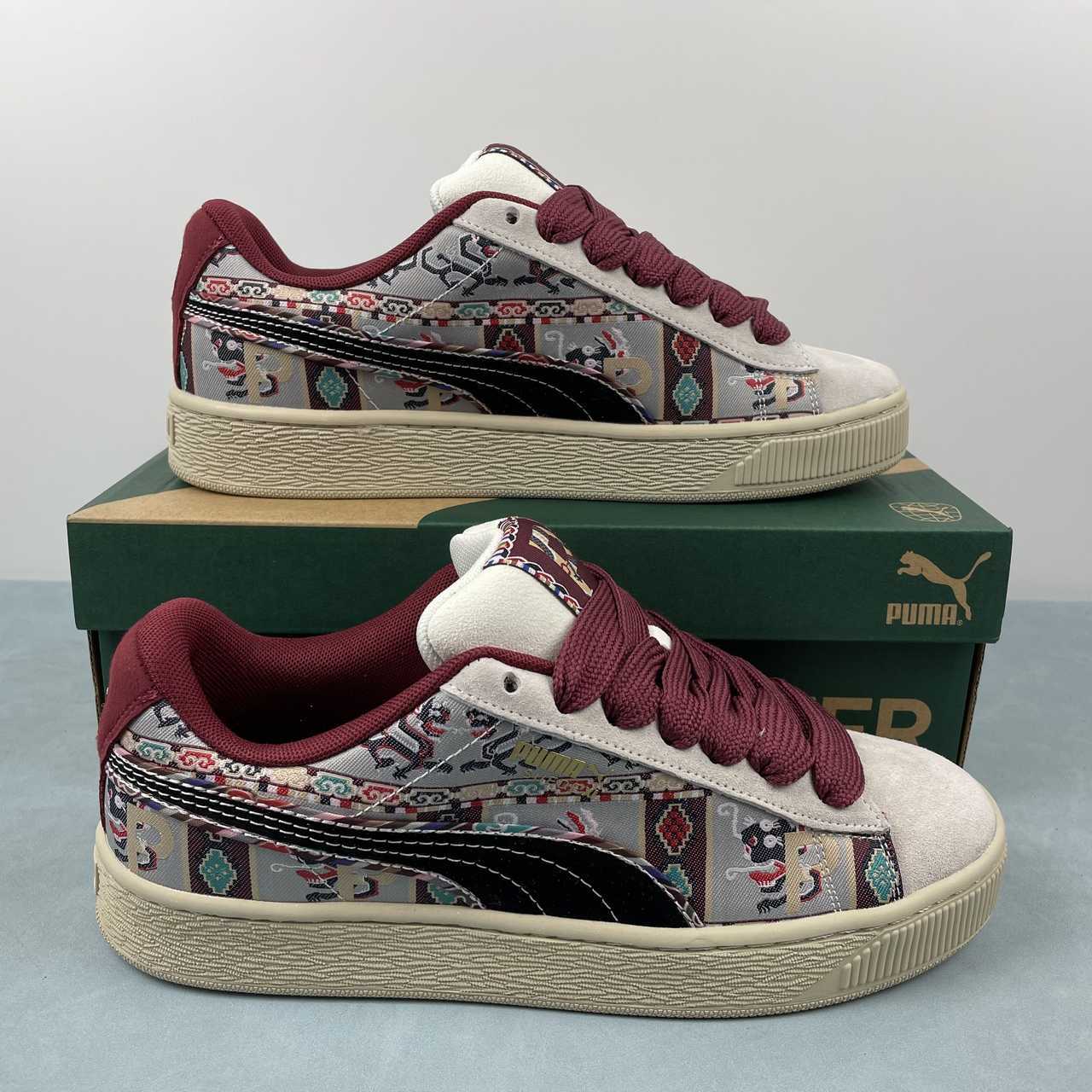 7ee29aca Suede XL puma belge-puma grey - Image 1