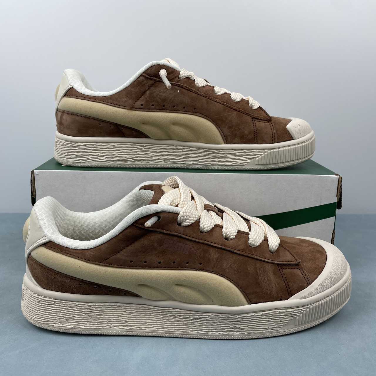 7f44ecf8 PUMA Suede XL Crush brown & cream - Image 1