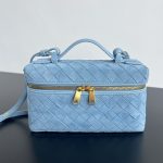 Bottega Veneta Bang Bang vanity case light blue
