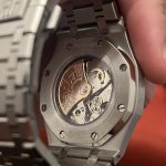 Audemars Piguet Men’s Silver and Grey Watch - Image 2