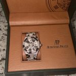 Audemars Piguet Men’s Silver and Black Watch