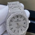 Audemars Piguet Men’s Silver and White Watch - Image 3