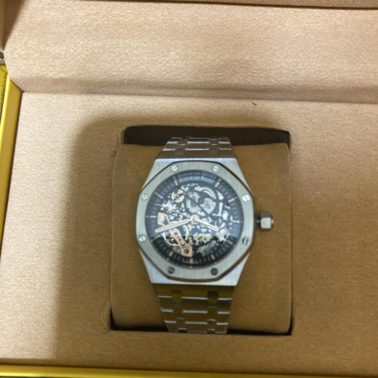 P0-22 Audemars Piguet Men’s Black and Grey Watch - Image 1