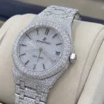 Audemars Piguet Men’s Silver and White Watch - Image 4
