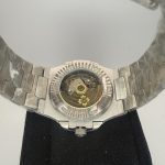 Patek Philippe Men’s Silver and Blue Watch - Image 4