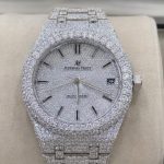 Audemars Piguet Men’s Silver and White Watch - Image 5