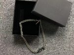 Silver Curb Chain Bracelet - Image 3