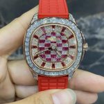 Patek Philippe Men’s Red and Pink Watch - Image 2